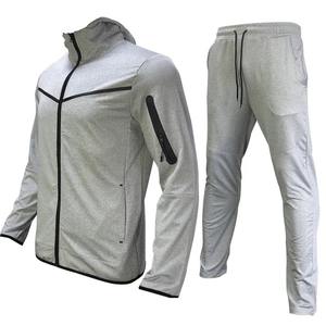 Conjuntos de chándal para hombre Sudadera con capucha y pantalones Mujer Jersey con capucha de color sólido + Pantalones Traje Ropa deportiva informal Conjuntos Hombre - Product Image 4
