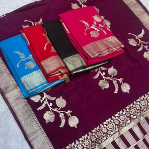 Más vendido último diseñador de Bollywood exclusivo tradicional Sari étnico moda india exclusivo desgaste de fiesta de lujo ropa de novia - Product Image 1