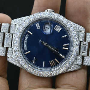Reloj analógico cuadrado de Hip Hop de lujo, diseño helado de gama alta personalizado, probador de moissanita VVS, movimiento Eta, Diamante de moda para la Nueva Era - Product Image 2