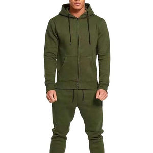 Survêtement de sport personnalisé pour hommes de qualité supérieure Pantalon de survêtement décontracté à fermeture éclair complète pour l'hiver et les vêtements de sport de jogging - Product Image 4