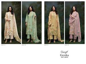 Collection de costumes Salwar Kameez en coton brodé de qualité supérieure, vêtements de fête pour vêtements indiens et pakistanais, vente en gros - Product Image 6