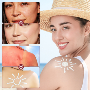 Protector Solar Coreano de Marca Privada XUEYI, Resistente al Agua, No Grasoso, Bloqueador Solar Mineral Orgánico Natural, Crema con FPS 48 - Product Image 2