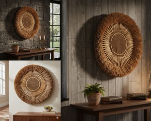SURYA WALLDECORE Arbre à bananes en écorce de bananier, artisanat en macramé - Product Image 6