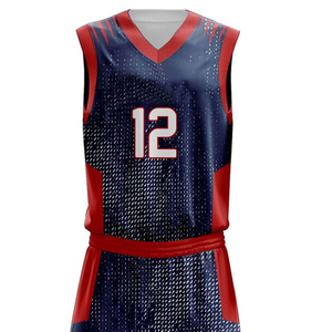 Uniforme de baloncesto estampado transpirable de verano para hombre, colores y tamaños personalizados, Kit de Club de equipo, MOQ bajo, 10 juegos, servicio OEM - Product Image 4