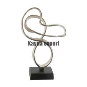 Haute qualité en métal artisanat décoration de table sculpture en métal prix de gros décoration de mariage sculpture en métal - Product Image 3