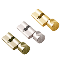 Cylindre de serrure de porte en laiton anti-perçage de haute sécurité ANSI Grade 2, profil européen, 70-90 mm, avec 3 clés
