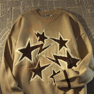 Sweat-shirt surdimensionné, col rond, pull en différentes couleurs, haute qualité - Product Image 2