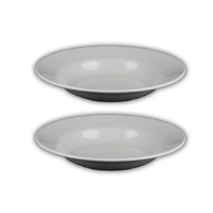 Assiette Ronde en Céramique Légère et de Haute Qualité, Durable et Élégante, Idéale pour les Dîners Occidentaux et Asiatiques, Origine Indonésie - Product Image 2