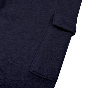 Ensemble de survêtement zippé en gros Veste à capuche Bas de jogging avec poches Vêtements de sport actifs Survêtement pour l'entraînement - Product Image 4