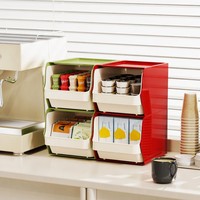 Boîte de rangement personnalisée pour sachets de café et de thé, en plastique, type tiroir, étagère de comptoir pour cuisine et café