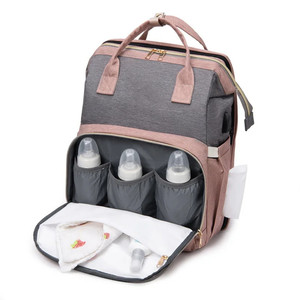 Mochila Pañalera Premium de Gran Capacidad, Organizador para Bebés, para <span class=keywords><strong>Viajes</strong></span> Familiares y Cuidado de Recién Nacidos - Product Image 1