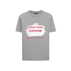 T-Shirt Unisex 210GSM 100% Cotone, Maglietta Casual Oversize con Logo Personalizzato Stampato sul Davanti - Product Image 2