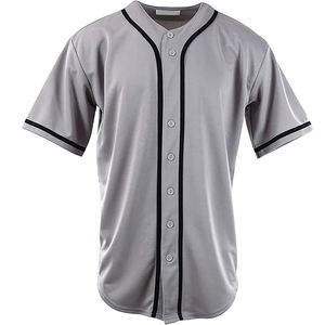 Camiseta de Béisbol Corta de Poliéster Personalizada de Alta Calidad al por Mayor para Equipos, Estilo Vintage, con Malla, Bordado, Impresión Digital y Transpirable para Adultos - Product Image 3