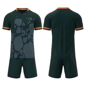 Chất lượng cao tùy chỉnh đồng phục bóng đá cho người lớn 100% polyester không thấm nước thoáng khí tùy chỉnh màu sắc và kích cỡ bán buôn - Product Image 5