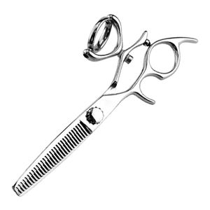 IMANS ENTERPRISES 6.0 Inch Left-Handed Sharp Pakistan 440C Stainless Steel <b>Thinning</b> Barber <b>Scissors</b> 30 Teeth <b>for</b> <b>Hair</b> Styling - Product Image 2