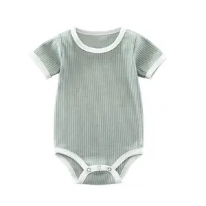 New born infant and toddlers cotton rompers wholesale cheap price baby jumpsuit babies clothing kids wears romper
