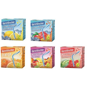 Calidad superior de baja tasa Durstloscher Kirsch Banane Juice Box Sweet and Cherry Banana Flavor Factory Rate - Product Image 1