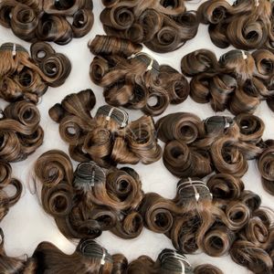 Extensiones de cabello humano vietnamita de color marrón hinchable de la más alta calidad con paquete de precio al por mayor 2025 - Product Image 5