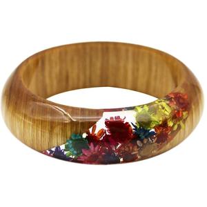 Women's Beautiful Boho Style Multi-Color <b>Bracelet</b> Bangle Baby's Breath in Resin Fashion Women's Jewelry - Product Image 3