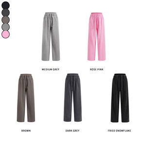 Ropa personalizada para mujer, Sudadera con capucha y media cremallera, pantalones holgados con cordones para mujer, sudaderas cortas, pantalones de chándal de pierna ancha - Product Image 5