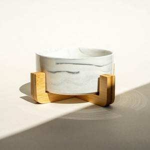 <b>Raised</b> wood dog <b>cat</b> feeding <b>bowl</b> holder stand natural wooden holders for pets feed <b>bowls</b> wholesale from Vietnam - Product Image 4