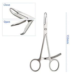 Qswtitan คีมยึดกระดูกและคีมลดขนาดกระดูกขนาดเล็กเครื่องมือผ่าตัดด้วยมือทำจากสเตนเลสสตีล - Product Image 1