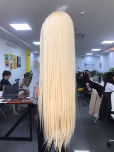 Pelucas de cabello humano de tendencia caliente Color Rubio frontal de encaje de cabello humano para mujeres negras de Vietnam - Product Image 4