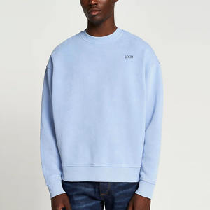 Sweat-shirts unis de haute qualité surdimensionnés pour hommes, prix bas, collection d'hiver, designs tendance, tissu respirant 2026 - Product Image 1