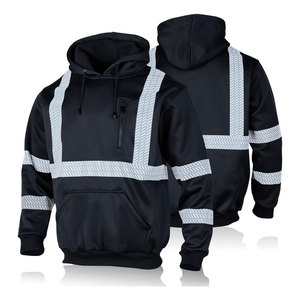 เสื้อฮู้ดชุดทำงานสะท้อนแสงมองเห็นได้ชัดเจน - Product Image 6