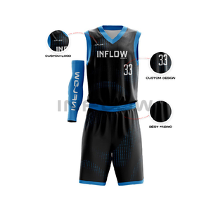 Maillot de basket-ball réversible personnalisé pour les jeunes Design sublimé respirant imprimé XS 5XL pour la saison de basket-ball d'été - Product Image 2