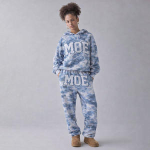 Wholesale Custom Made Regular Pullover <b>Hooded</b> Fleece Tracksuit 100% Cotton Breathable Solid 2 1 Design Gym Sportswear Sets High - Product Image 3