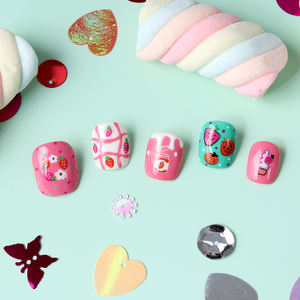 Be my sweaby-Serie de pegatinas para uñas, bonito animal, perro, gato, flor, postre, sonrisa, decoración de Corea, oem, esmalte de gel uv, Arte de Corea - Product Image 3