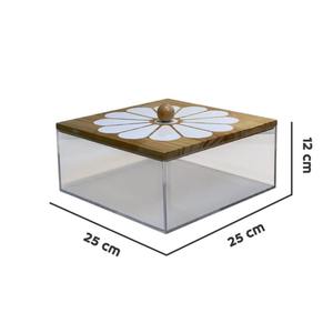 กล่องไม้ฝังมุก Faizacraft พร้อมอะคริลิคสำหรับใส่ช็อกโกแลต ของขวัญสำหรับเทศกาลรอมฎอน โดยผู้ผลิต - Product Image 4