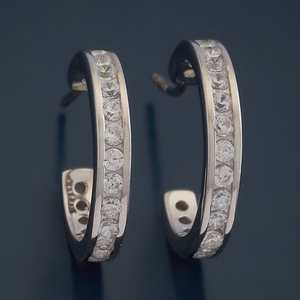Pendientes de Aro de Plata 92.5-176824 - Product Image 1