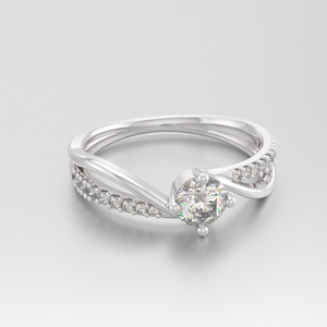 Vintage Gold Plated Women's Wedding Engagement <b>Ring</b> with Zircon <b>Custom</b> Jewelry for 925 Sterling Silver-Gift & Anniversary - Product Image 2