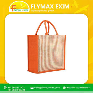 Sacs fourre-tout en toile de jute à la mode, réutilisables et personnalisés respectueux de l'environnement Sacs fourre-tout en jute naturel personnalisés à vendre Sacs à provisions - Product Image 6