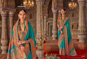 Diseño indio de Sari de seda suave, hermoso diseño de Patola para bodas y fiestas, ropa de boda de estilo tradicional pakistaní - Product Image 2