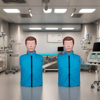 Maniquí de Medio Cuerpo para Entrenamiento de RCP con Indicadores de Retroalimentación, Modelo Médico, Color Piel Humana, Material de Goma y PVC, Marca CISCO