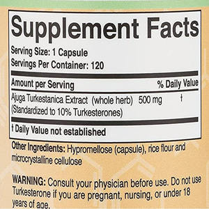 ฉลากส่วนตัว Turkesterone แท็บเล็ต10% 40% สารสกัดจาก500Mg Turkesterone แคปซูลยา - Product Image 2