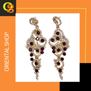 Direct Factory <b>Sale</b> Earrings Set with 22CT Gold Plated Trendy Designed Fancy Earrings Set <b>for</b> <b>Sale</b> by Exporters - Product Image 2
