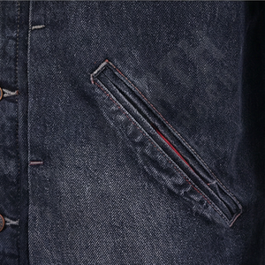 Veste en jean vintage pour homme de haute qualité, doublée de fourrure personnalisée, réversible, confortable, manteau d'hiver, vêtements de rue tendance, vêtements d'extérieur - Product Image 5