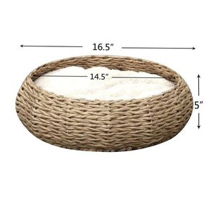 Cesta de ratán de alta calidad para perro y gato, accesorios de camas para mascotas, muebles de cama hechos a mano, Vietnam - Product Image 1