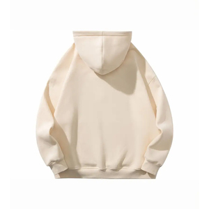 Sudaderas con capucha lisas para hombre de talla grande con cremallera y hombro caído Color sólido Sudadera con capucha de secado rápido para hombre adulto con diseño y tamaño personalizados - Product Image 2