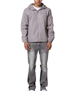 Veste en nylon à capuche légère et imperméable pour homme Survêtement coupe-vent respirant pour la pêche Randonnée Veste personnalisée pour homme - Product Image 1