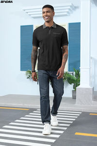 T-shirt polo Performance pour homme idéal pour travailler ou jouer Haut polo personnalisé pour homme Créez votre propre look - Product Image 2