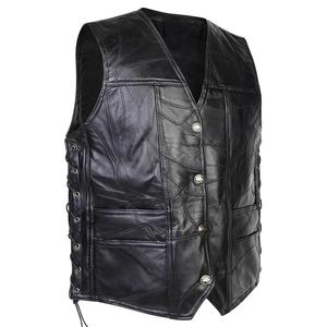 Allover Chaleco estampado 1000% Chaleco de cuero poliéster Chaleco de cuero al por mayor - Product Image 6