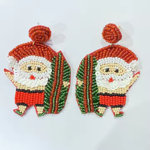 Party Wear Engagement Fashion Jewelry Beaded <b>Earring</b> Best <b>Packing</b> Fashion Jewelry Handmade Seed Bead <b>Earring</b> Best Style - Product Image 4