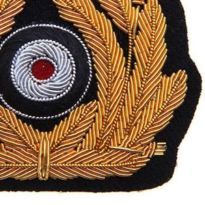 Insignias de alambre bordadas a mano personalizadas, parches cosidos, bajo precio, servicio OEM, bordado con cuentas, insignia de color personalizado - Product Image 5