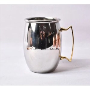 Elegant Pure Metal Moscow Mule Mug for Bar Home and <b>Travel</b> Mug Coffee Mug Customize Shiny Polished for Home Drinking Use - Product Image 5