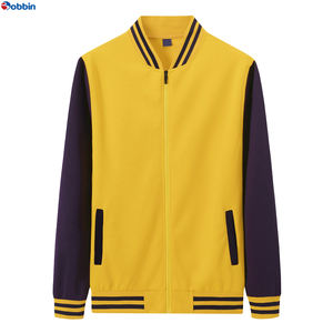 Chaqueta Universitaria para Hombre, Estilo Moderno y Popular, Personalizable con Letras de Béisbol, 100% Poliéster, Bordado Fino, Cuello Alto, Tallas Grandes - Product Image 2